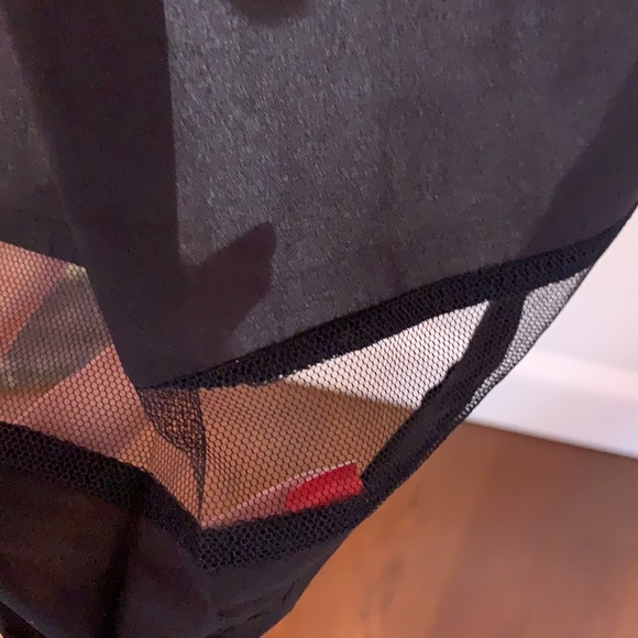 Women’s Dressy Black Mesh Dress Sz XS - Picture 4 of 6